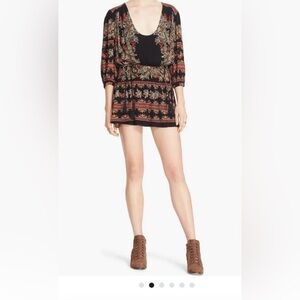 Free People Moonlight Drive Print Minidress